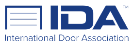International door association logo Edmonton.