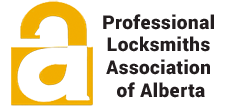 Professional locksmiths association of Alberta.