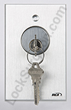 Acheson Keyed switch for automatic door.