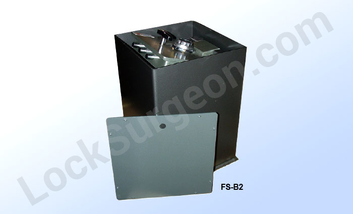 Floor safes designed to be cut into the floor of homes or businesses and encased in concrete.