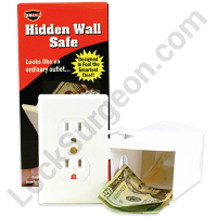 Hide in plain site safe household items wall socket