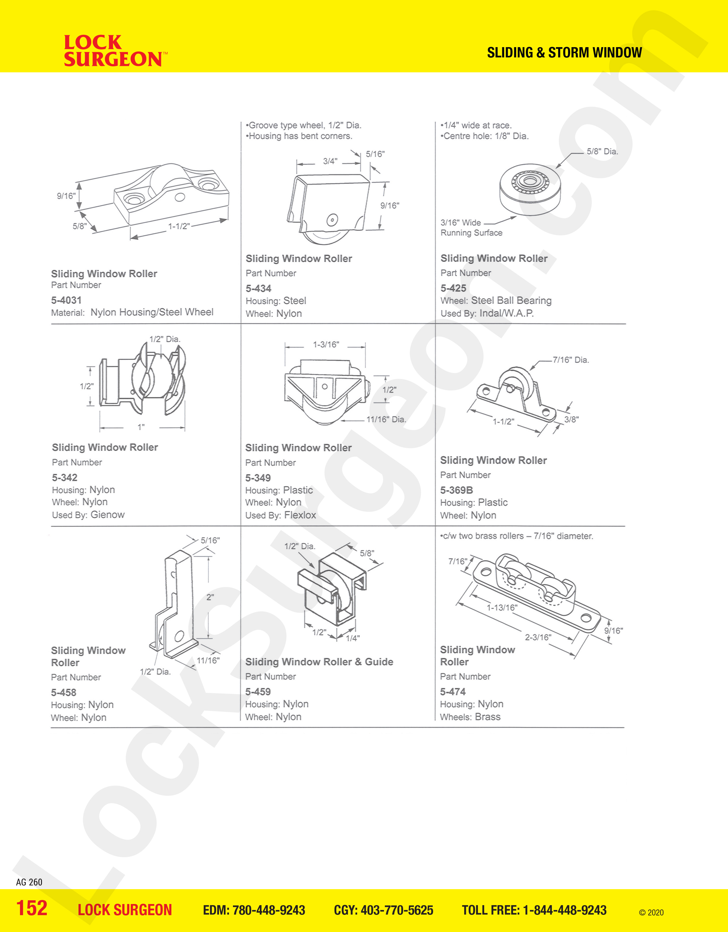 Sliding and Storm Window sliding window roller