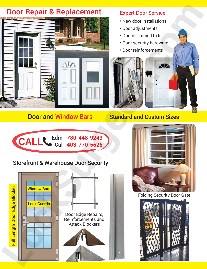 Calgary Lock Surgeon in-store displays and consultation for locksmith products.