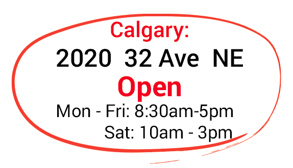 Calgary Lock Surgeon locksmith shop address and hours of operation.