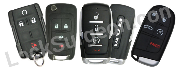 chipped keys, key FOBs, key remotes, key remote heads, programmed chip keys, chip key programming