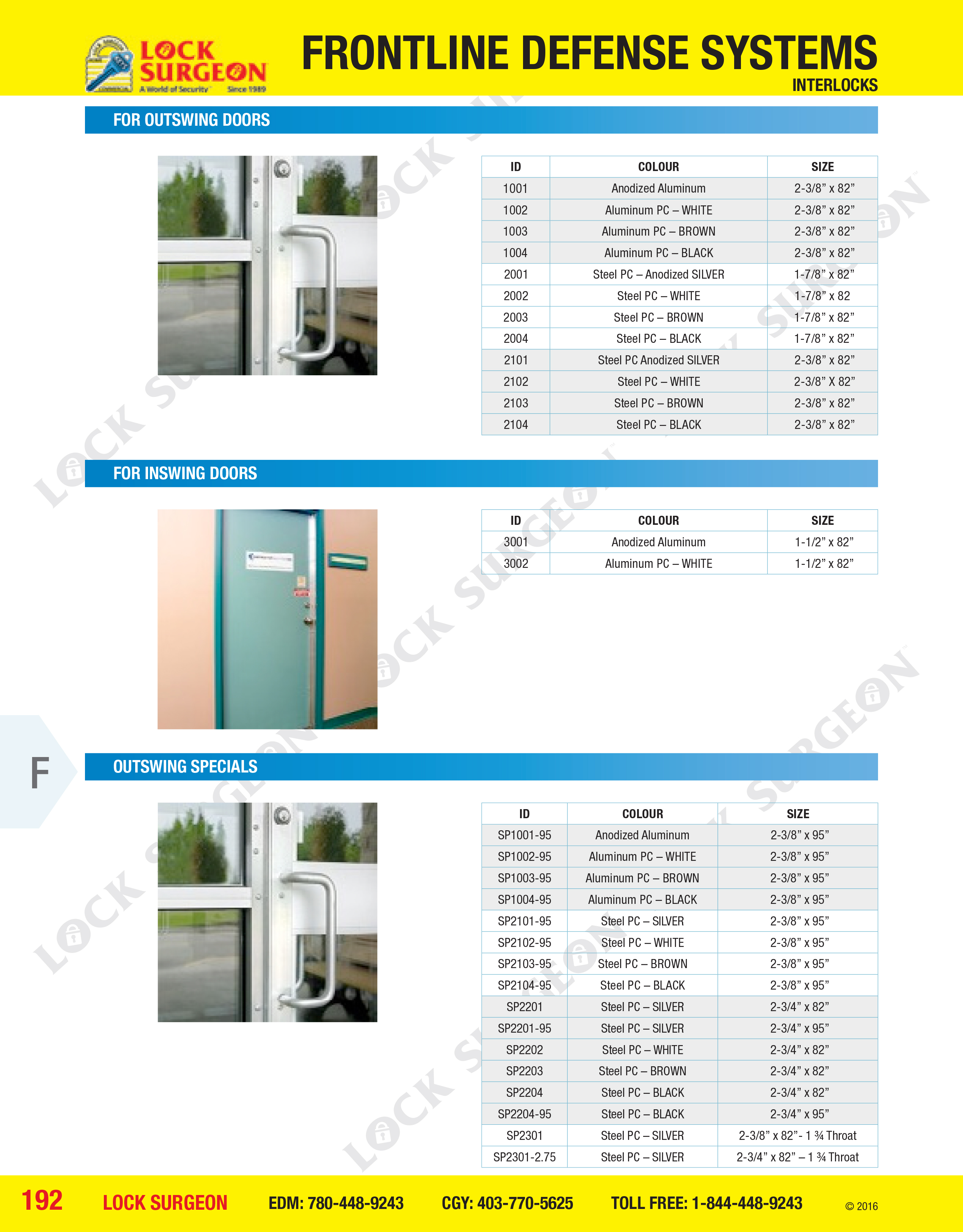 Interlock door-edge protection sold by Lock Surgeon Calgary.