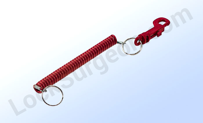 key coils use with magnetic cards in restaurants & casinos or for supervisors with multiple keys.