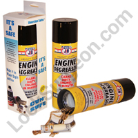 Hide in plain site safe automotive items engine degreaser