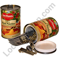 Hide in plain site safe grocery del monte fruit can