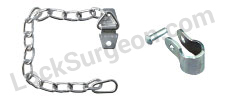 Link of chain and collar attachment.