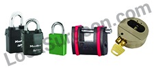 variety of padlocks from different companies Cochrane.