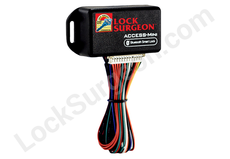 Access-mini electro-mechanical 12v-24v lock using up to 1-1/2 amps of power including stepper motors