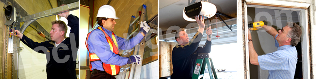 Lock Surgeon Edmonton South technicians repairing various doors.