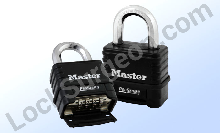 Lock Surgeon Edmonton South Master Lock pro series 1178 resettable combination padlock.