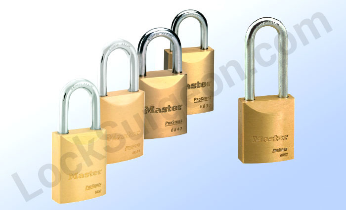 Edmonton South Solid brass padlock commercial industrial pro series by master lock.