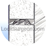Edmonton South Thermatech energy efficient thermal barrier joint seal on two and three inch thick doors.