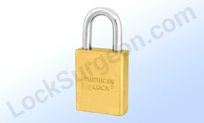 A3560 series American Lock come with I-C core solid brass padlocks.