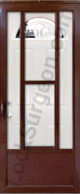 tri-light fancier stronger screen door with opening centre window