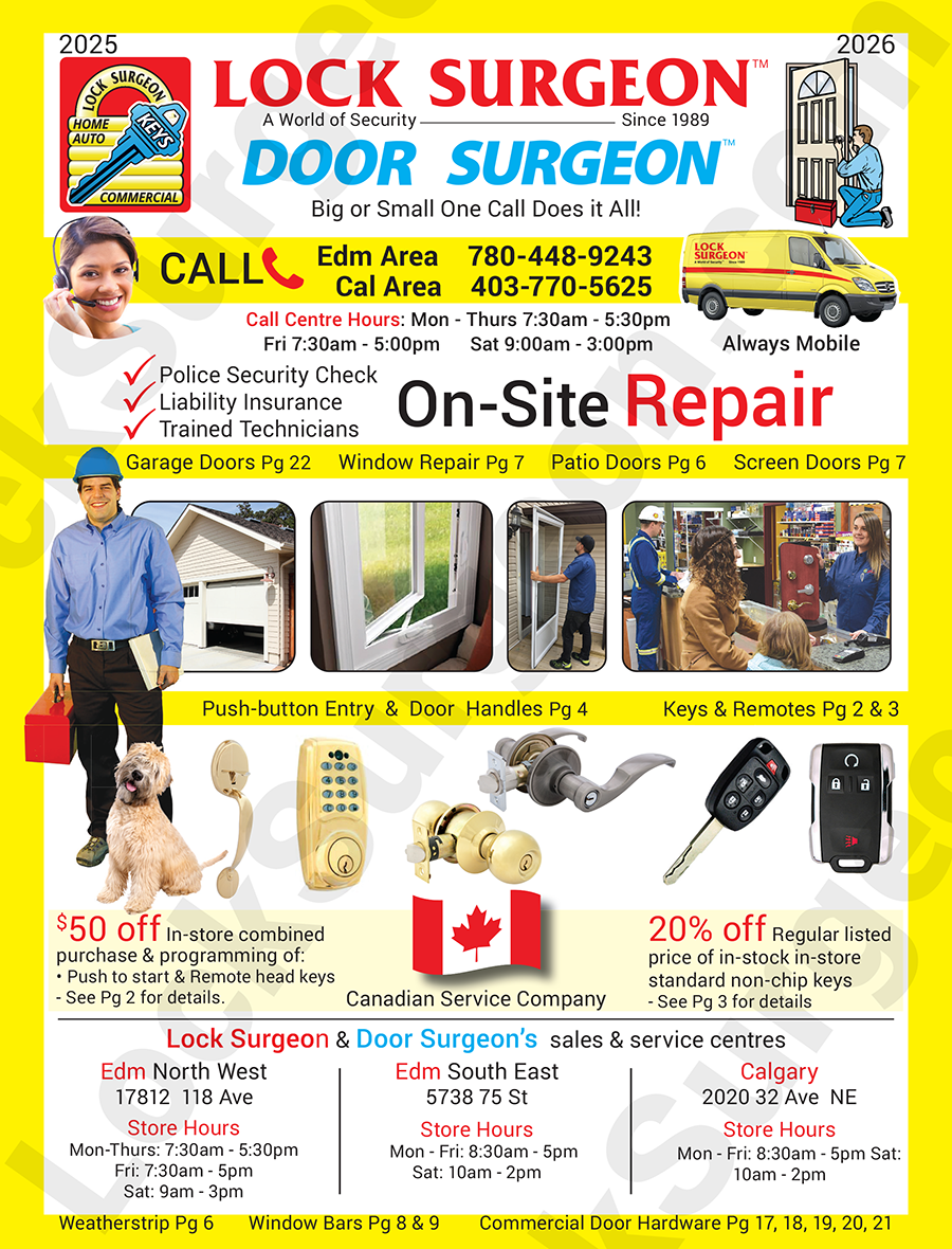 Home & business lock & door repair security hardware always mobile service vans expert installs.
