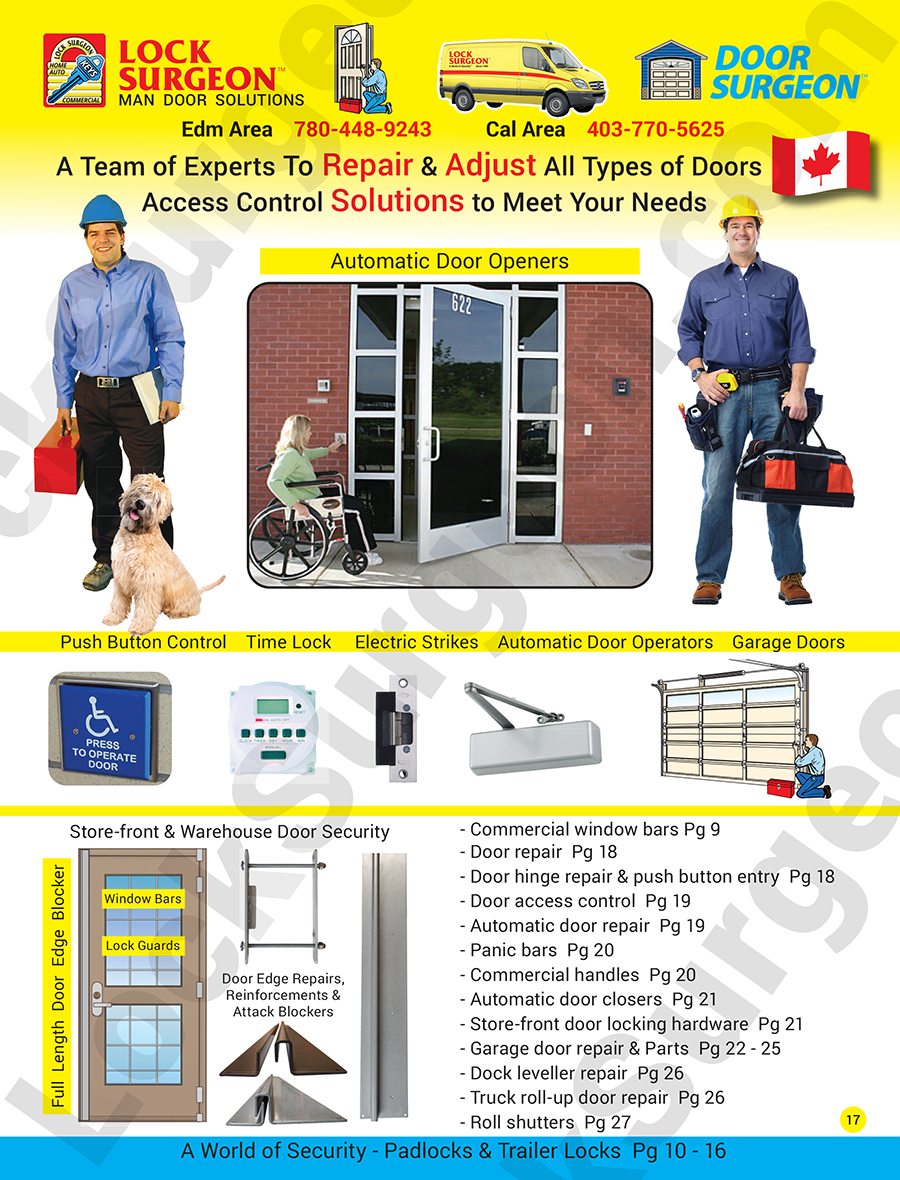 Automatic door repair access door specialists fix your automatic access door on the first visit.