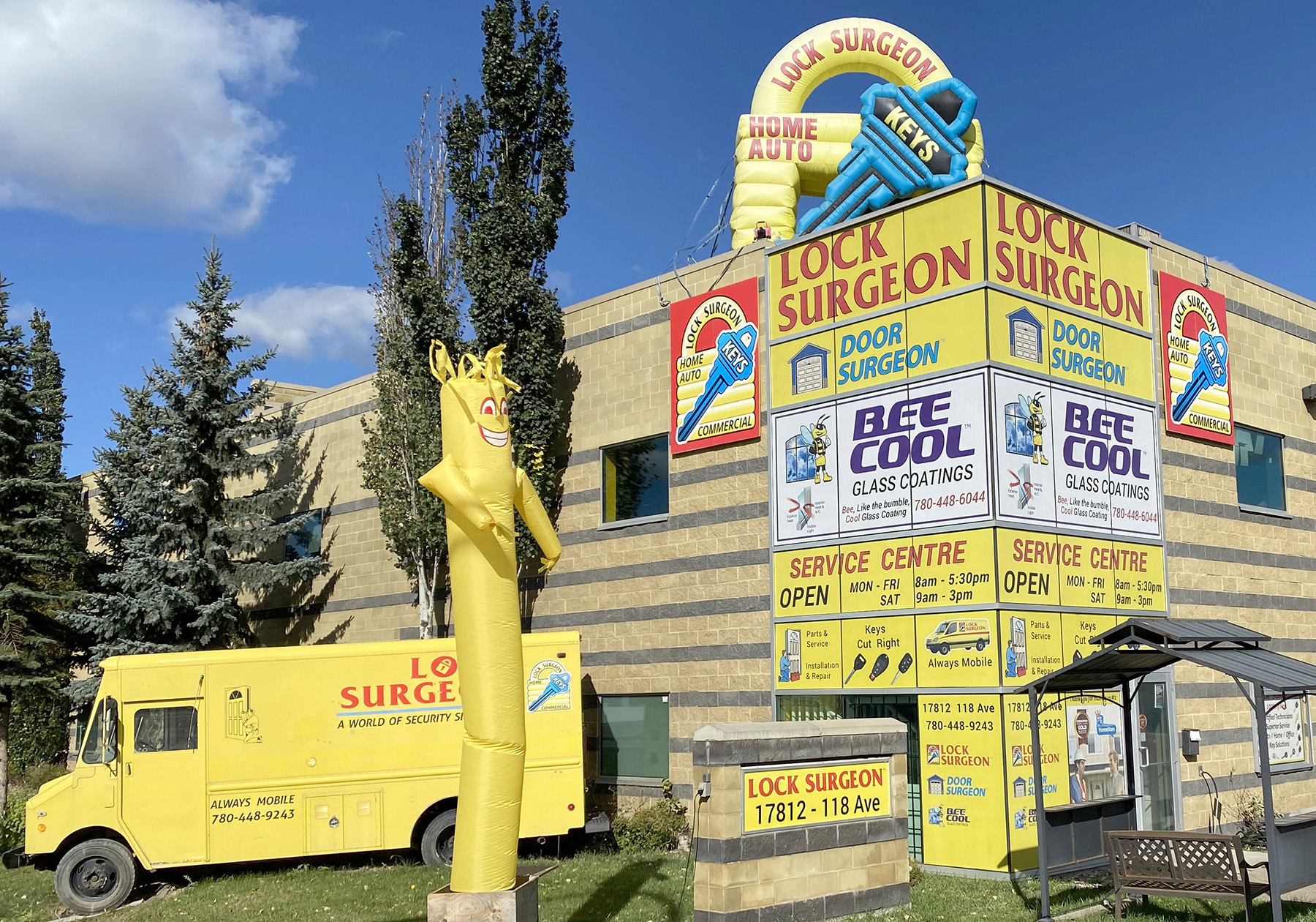 Lock Surgeon Edmonton Northwest key cutting handle & deadbolt repair & replacement service centre.