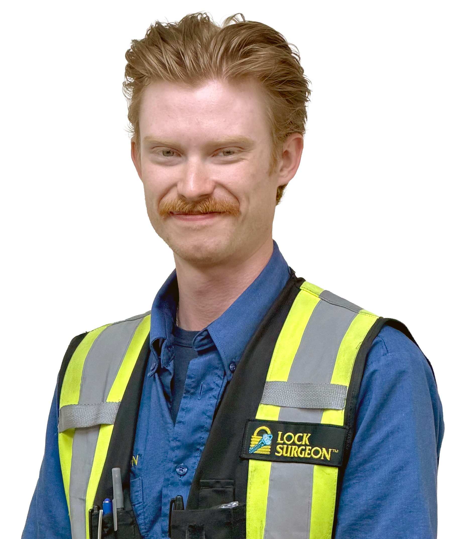 Lucas, mobile locksmith automatic door & security hardware installation serviceman.
