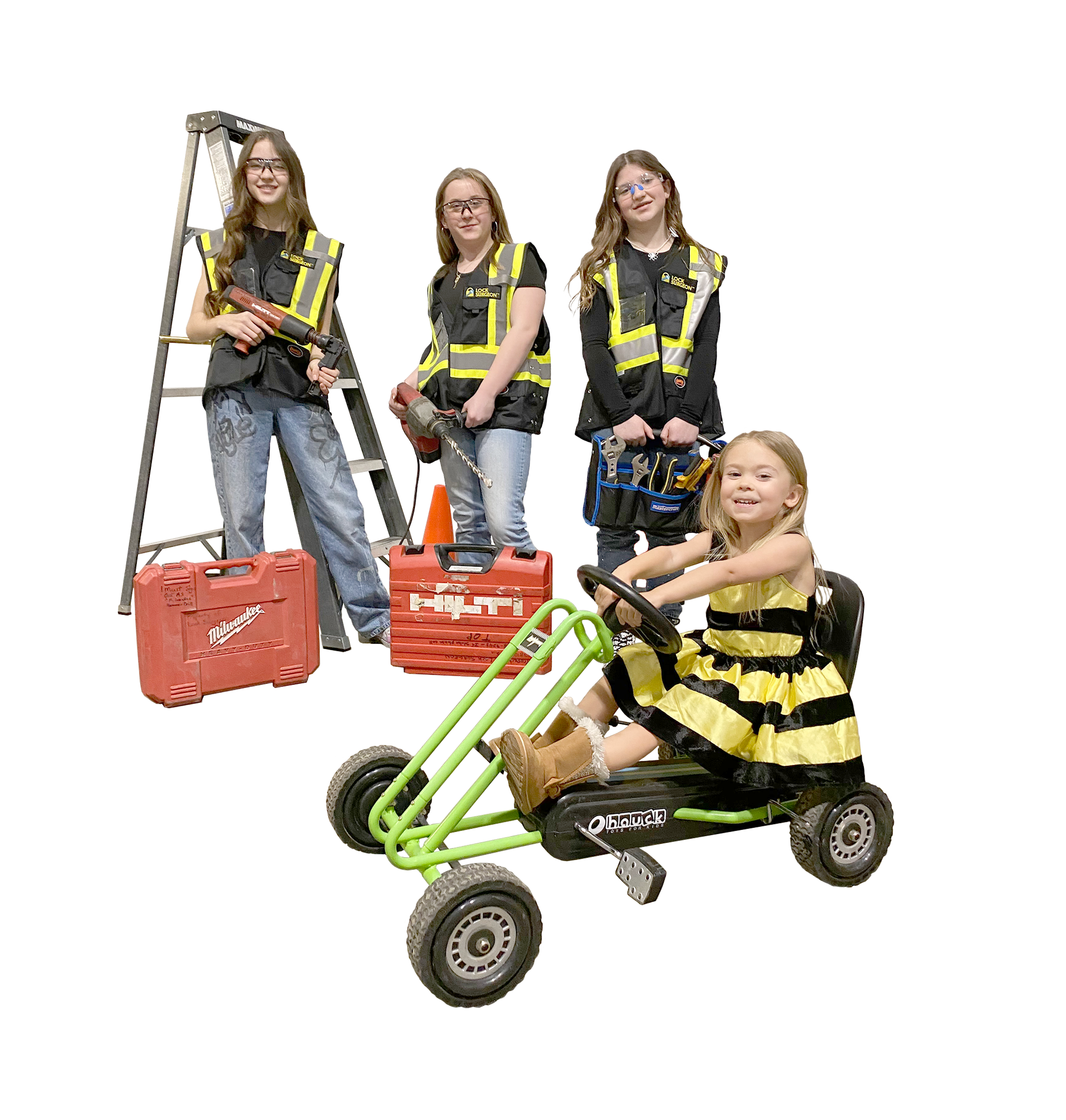 Next generation learning to use tools and safety equipment