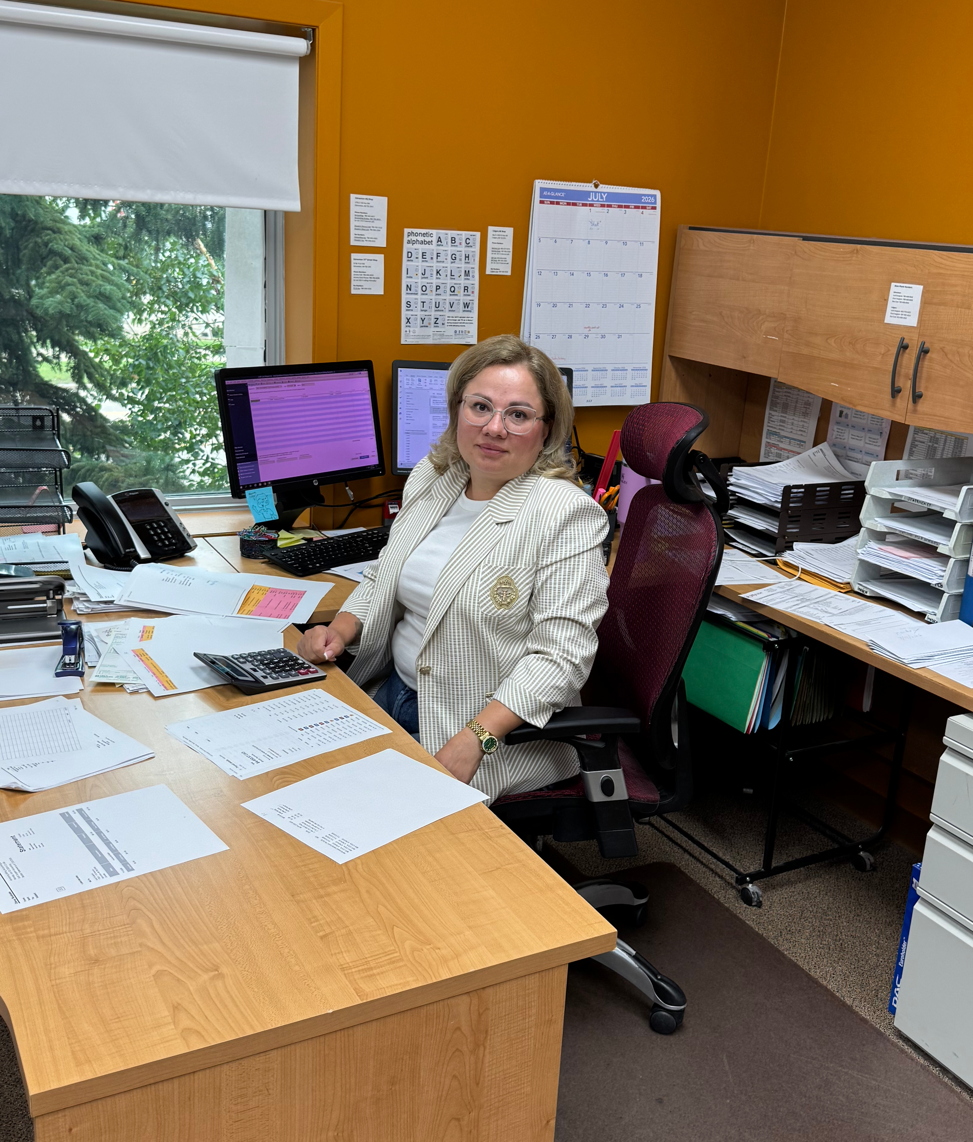 Olena, accounting payables & account application processor