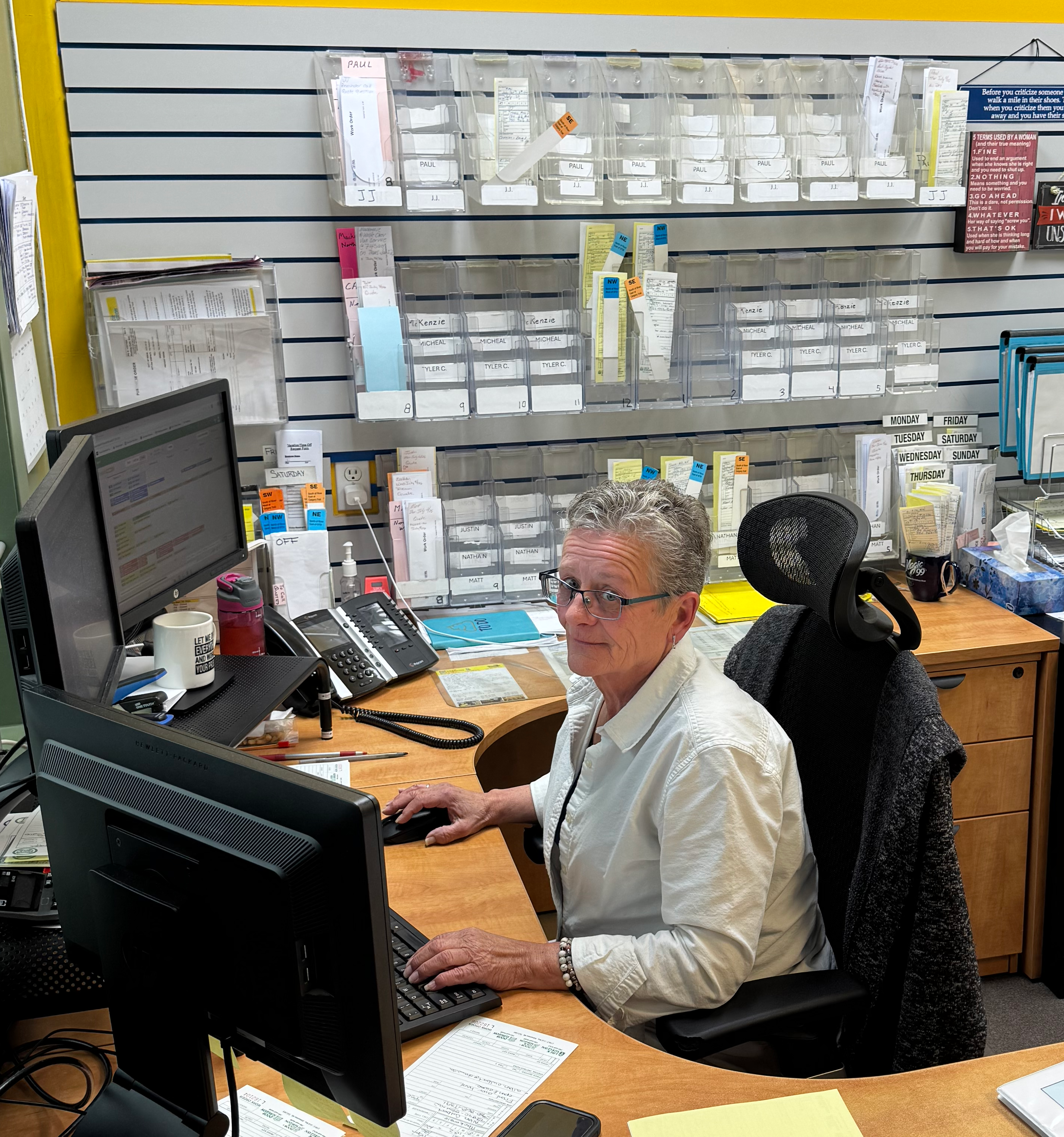 Penny, mobile locksmith & door repair dispatcher