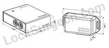 Bluetooth access control diagram drawings.