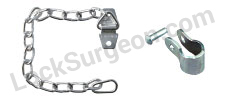 Security chains with collars.