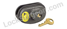 black gun trigger lock.