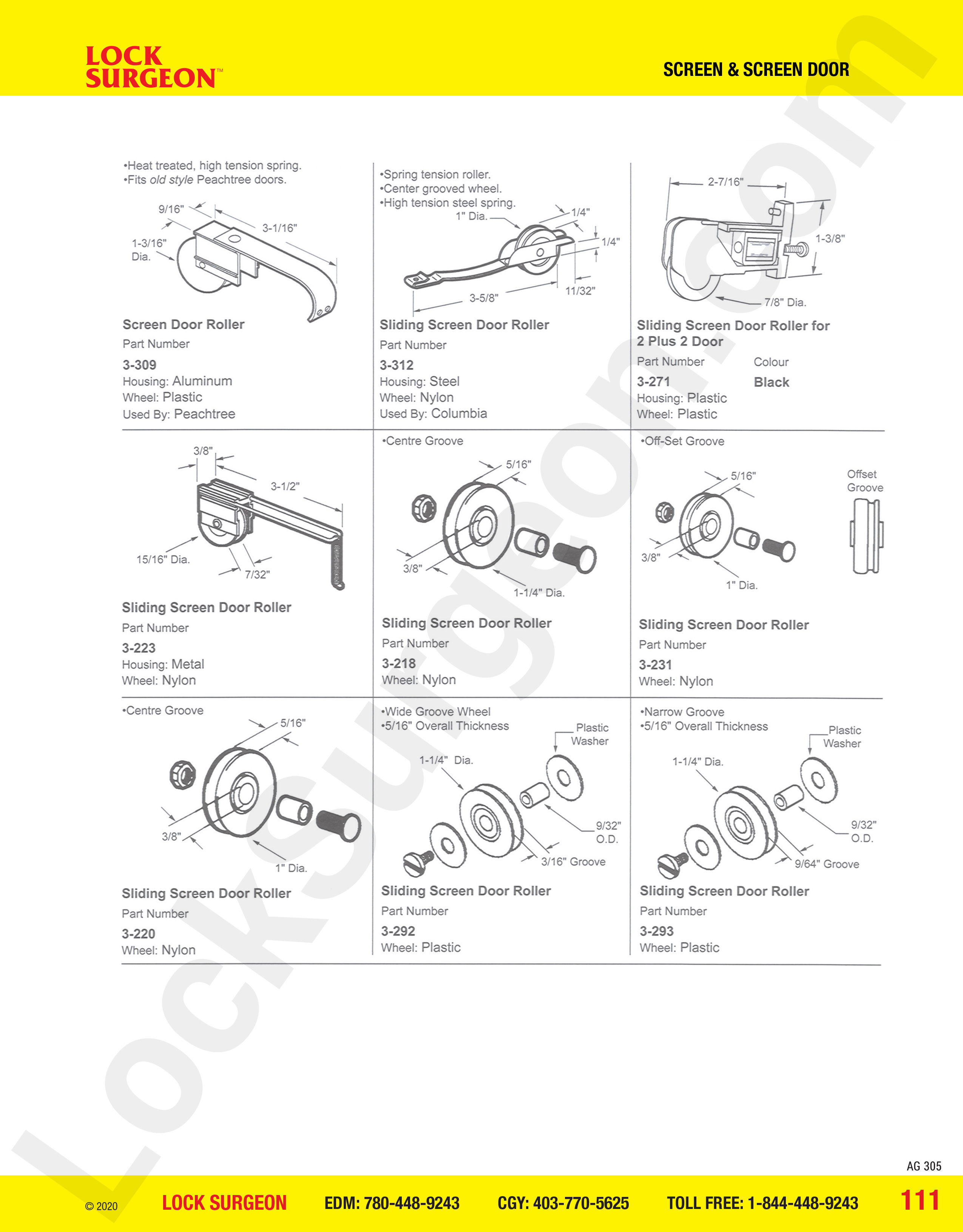 Screen and Screen Door Sliding Screen Door Rollers