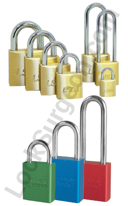 LSDA and American Padlocks in various types,sizes and colours.